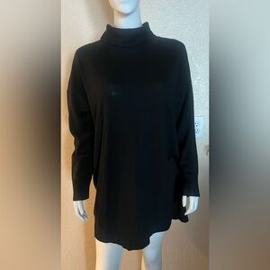 Eileen Fisher Black Turtleneck Tunic